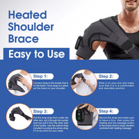 Ceinture Chauffante Épaule ; Soulage les Douleurs & Contractures en 15 min