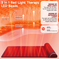 Tapis de Luminothérapie Rouge | Récupération Profonde & Longévité