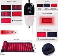 Tapis de Luminothérapie Rouge | Récupération Profonde & Longévité
